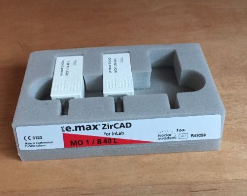e.Max ZirCAD Sirona MCXL blocks MO 1 / B 40 L
