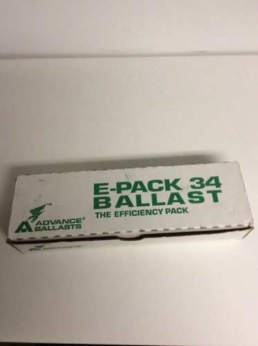 ADVANCE E-PACK 34 BALLAST (THE HIGH EFFICIENCY PACK) V-3S34-TP RAPID START *NIB*