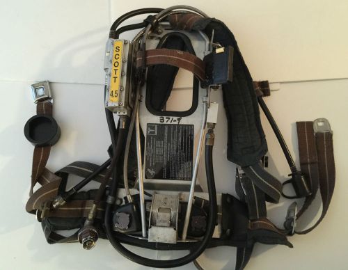 SCOTT 4.5 AP-50 AIR PAK Self Contained Breathing Apparatus w/ Gauge Alarm #371-4
