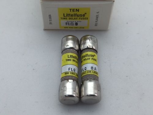 Flq8 – littelfuse, 8 amp 500vac, slow blow, midget fuse, (size: 5ag) for sale
