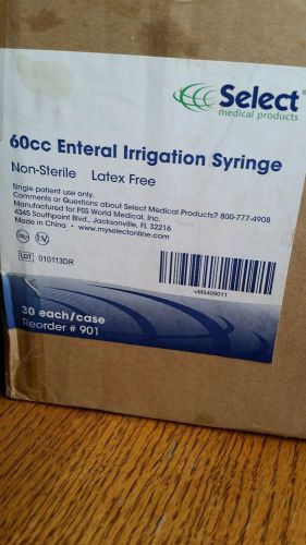 Box of 60 cc enteral irrigation syringe