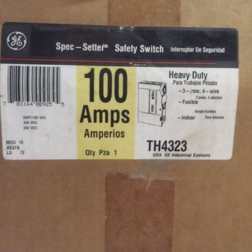 NEW GE Safety Switch TH4323 -- FREE SHIPPING