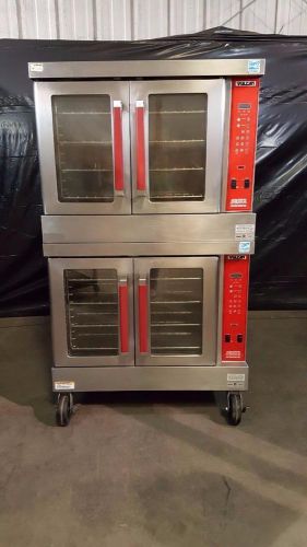 Vulcan vc4gc double stack gas convection ovens w/ digital controls for sale