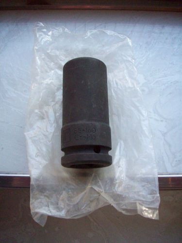 New stanley pneumatic 3/4&#034; drive 1&#034; 6 point deep impact socket cr-mo 85-160 for sale