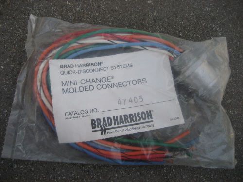Lot of 9 BRAD HARRISON 47405 MINI-CHANGE CONNECTOR, NEW IN BAG SEALED