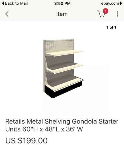 gondola shelves