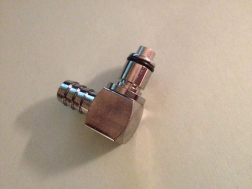 Cpc 3/8 hose barb valved elbow coupling insert (new) for sale