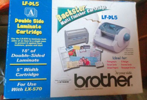2000 Brother LF-DL5 Double Side Laminate Cartridge Use w/LX-570