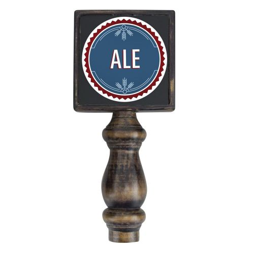 Beer tap handle with changeable labels - ale/ipa/pilsner/stout/porter/custom for sale