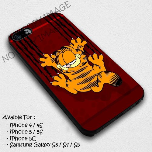 669 Garfield Superher Design Case Iphone 4/4S, 5/5S, 6/6 plus, 6/6S plus, S4