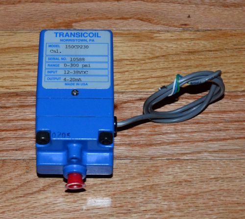 Transicoil 150CP230 Cal. Pressure Transducer NEW