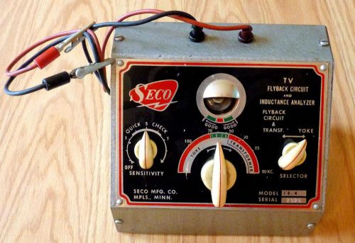 Very Rare - Vintage Seco FB-4 Flyback Circuit Inductance Tester - Steam Punk
