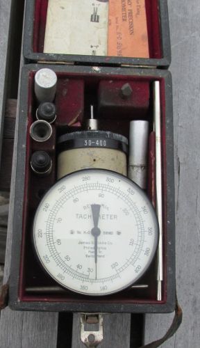 VINTAGE JAGABI Type AO Precision Hand Tachometer ca1950