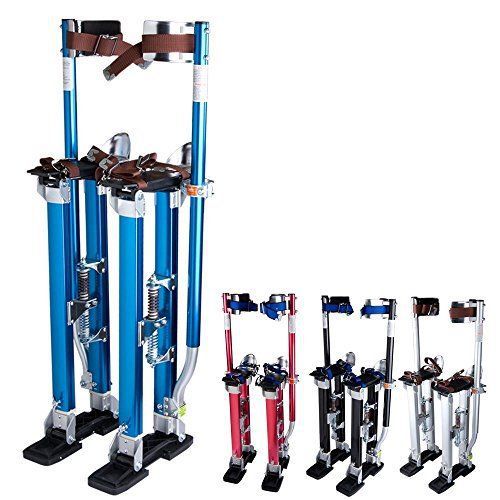 Silver Professional Grade Adjustable Drywall Stilts Taping Paint Stilt Aluminum