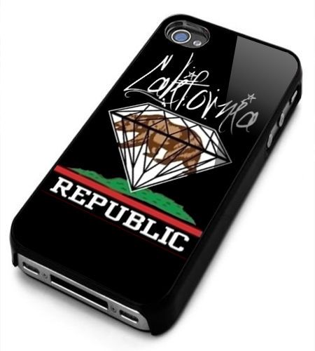 Flag CALIFORNIA REPUBLIC logo Case Cover Smartphone iPhone 4,5,6 Samsung Galaxy