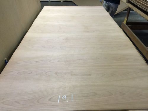 Wood veneer cherry 98x48 1 piece 20mil paper backed &#034;exotic&#034; air 19 for sale