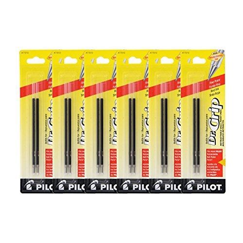 Pilot Better/EasyTouch/Dr Grip Retractable Ballpoint Pen Refills, 0.7mm, Fine