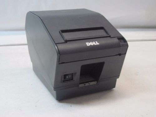 Dell T200 Thermal POS Receipt Printer USB &amp; Serial Tested No Power Supply