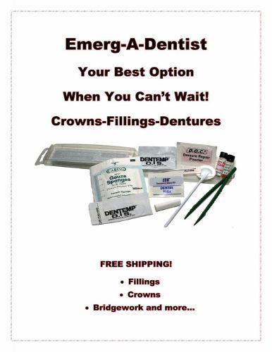 Emerg-A-Dentist Crowns-Fillings-Bridgework Emergency  Repairs in Minutes