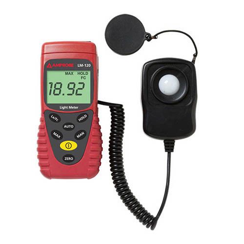 Amprobe lm120 digital light meter with auto ranging for sale