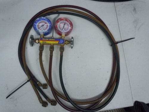 Yellow jacket - r-404a/r-410a/r-22 - usa - test and charging manifold for sale