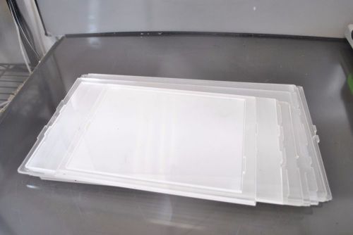 Lot of 10 1/4&#034; Various Size Sheets of Plexiglass Protectors