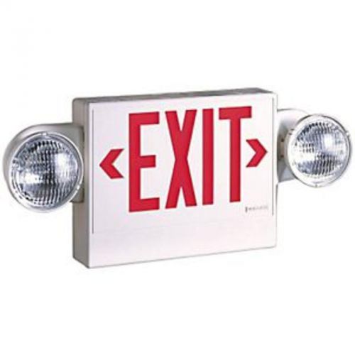 Universal emergency exit light, 120/277 vac cooper lighting lpx7dh white for sale