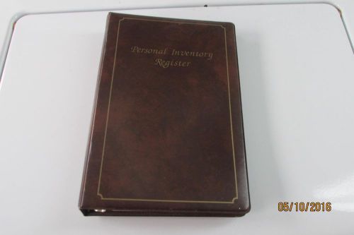 New Personal Inventory Register Book Keeper