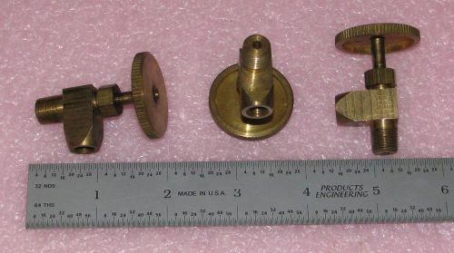 (3) Small Brass Valves