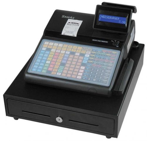 Sam4s er-920 food service/thermal cash register. 100 dept for sale