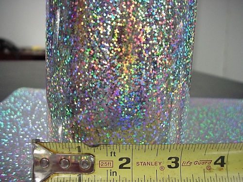 Sparkles Holographic Paper 12&#034; X 30&#034;-Silver &amp; Gold Roll Hot Off The Press