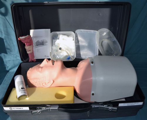 Actronics Airway Management Trainer Intubation Head Manikin Simulator Case