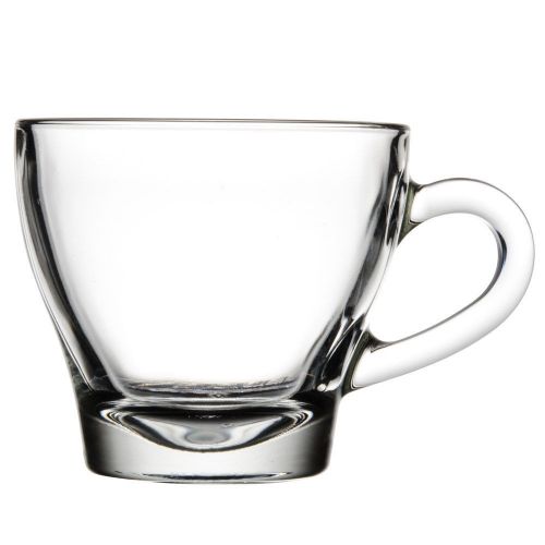 ESPRESSO CUP 6 OZ CLEAR GLASS FREE SHIPPING US ONLY