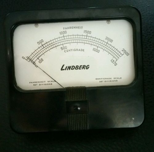 Working Vintage Lindburg Simpson Fahrenheit Centigrade Meter Scale 2690