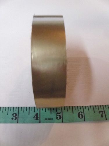 Foilgrafix 1&#034; x 1000&#039; Satin Gold Hot Foil Stamping Paper Heat Transfer Paper
