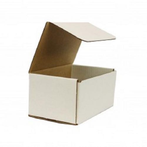 Corrugated cardboard shipping boxes mailers 8&#034; x 5&#034; x 4&#034; (bundle of 50) for sale