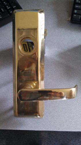 Locksmith used corbin r605 panic exit trim us3 pol brass (specify hand) for sale