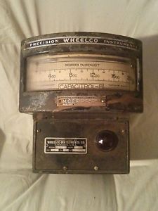 Wheelco Instruments Co. 2000 Degree Capacitrol B Model 204-5B Vintage Temp Gauge