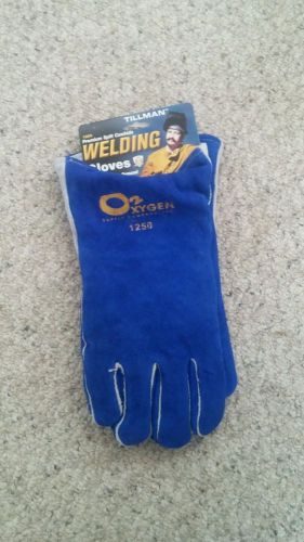 Tillman 1250 14&#034; Premium Insulated Split Cowhide Welding Gloves, Large o2 oxygen
