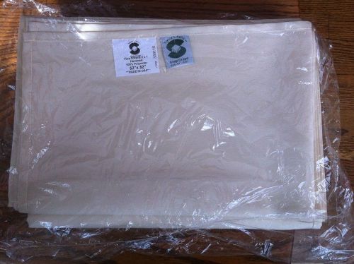 BRAND NEW - SNAP DRAPE -Lot Of 3 Square TABLECLOTHS 52&#034; x 52&#034; IVORY - POLYESTER
