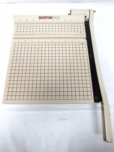 Boston 2612 12&#034; Heavy Duty Paper Cutter Guillotine Trimmer Wood Wooden Scrapbook