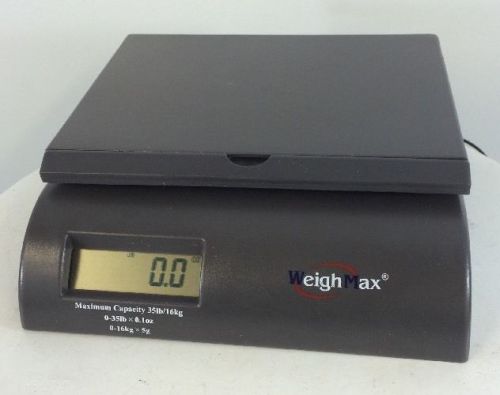 Weighmax Digital Postal Scale, Black (W-2822-35-BLK) Shipping Scale