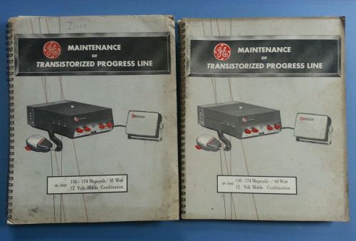 GE Manual #LBI- 3260/3025 Transistorized Progress Line 130-174 MC 30 and 60 Watt