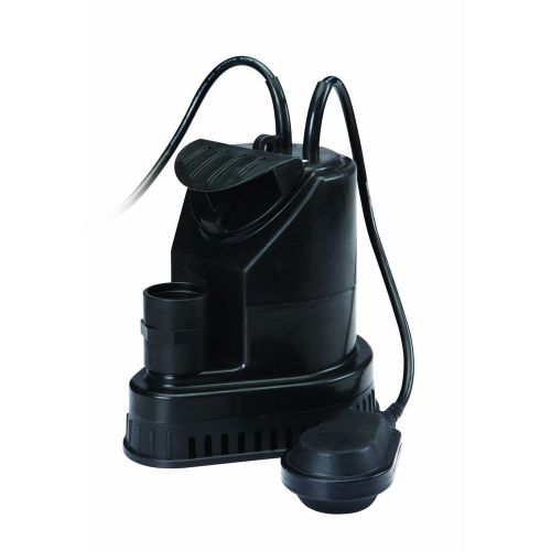 1/3 HP Submersible Clear Water Pump with Tethered Float 1670 GPH