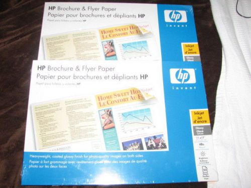 2 HP brochure and flyer paper 11x17