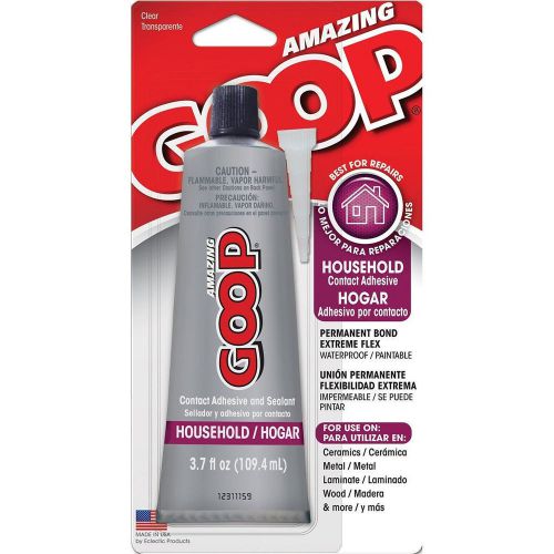 Eclectic products amazing goop household glue adhesive (single) - 3.7oz for sale