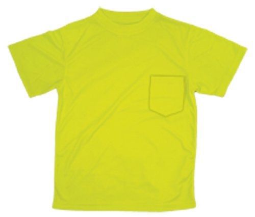 Ml kishigo 9124 polyester microfiber short sleeve t-shirt, 3x-large, lime for sale