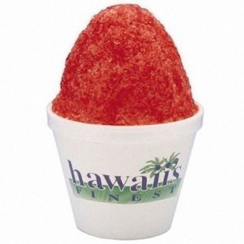 Snow Cone Shaved Ice Cups 12oz (25 Count) Hawaii&#039;s Finest #1407 Sno Kone Icee