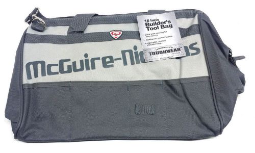 NEW McGuire Nicholas 22316 16-Inch Wide Builder&#039;s Tool Bag