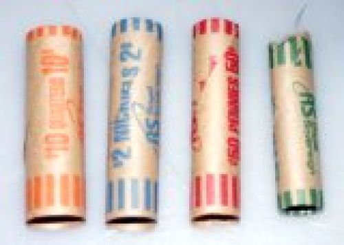 360 Count Wrapper Assorted Coin Change Royal Sovereign Preformed Roll Penny Dime